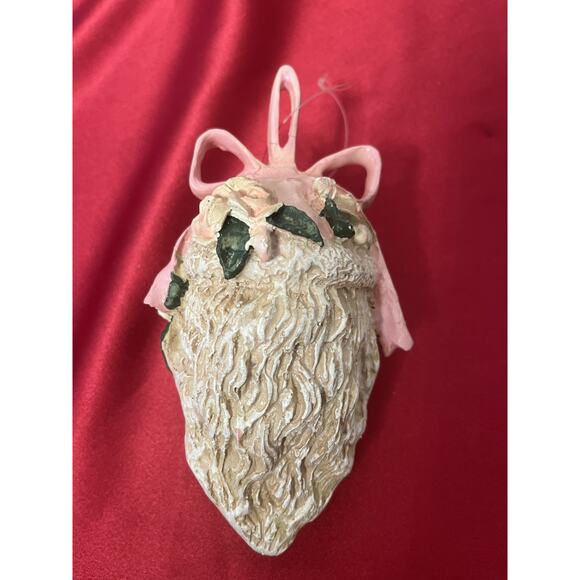 Vintage Santa Claus Christmas Tree Ornament Paper Mache by Silvestri 5" - Picture 5 of 6